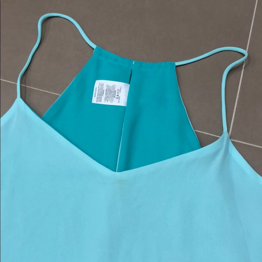 Express Reversible Racerback Tank, Teal, Medium. - Picture 7 of 8